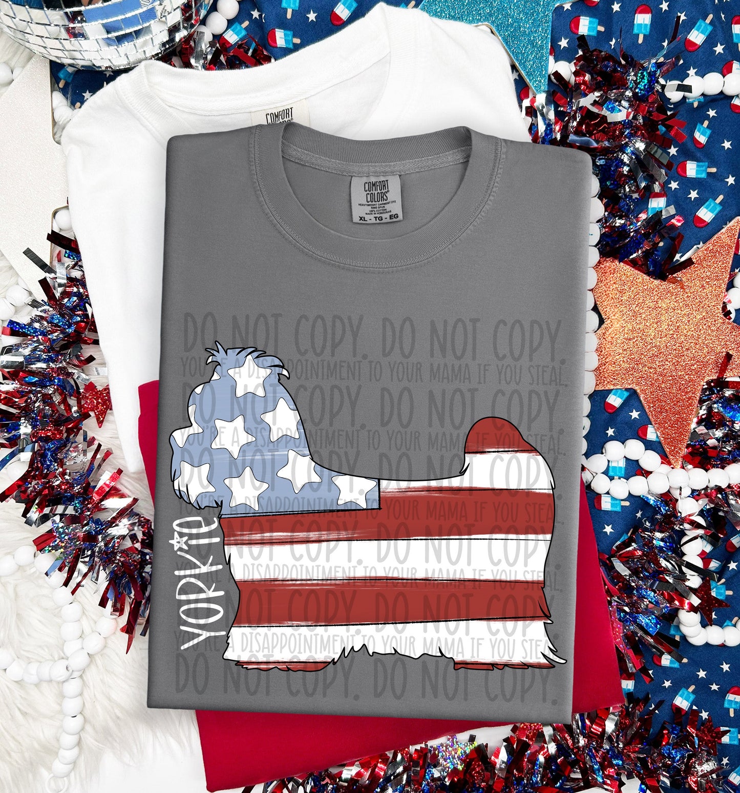 PATRIOTIC DOGS - DTF TRANSFER