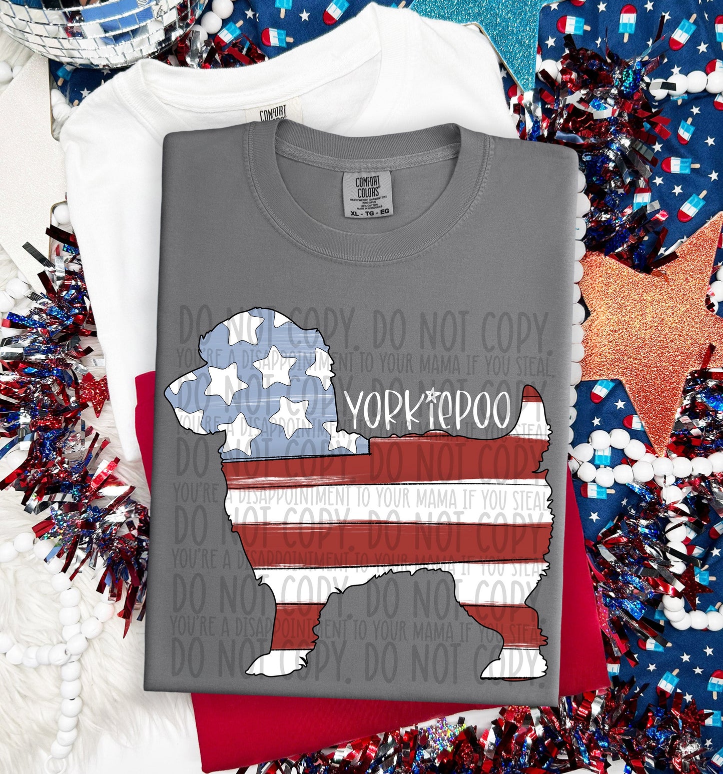 PATRIOTIC DOGS - DTF TRANSFER