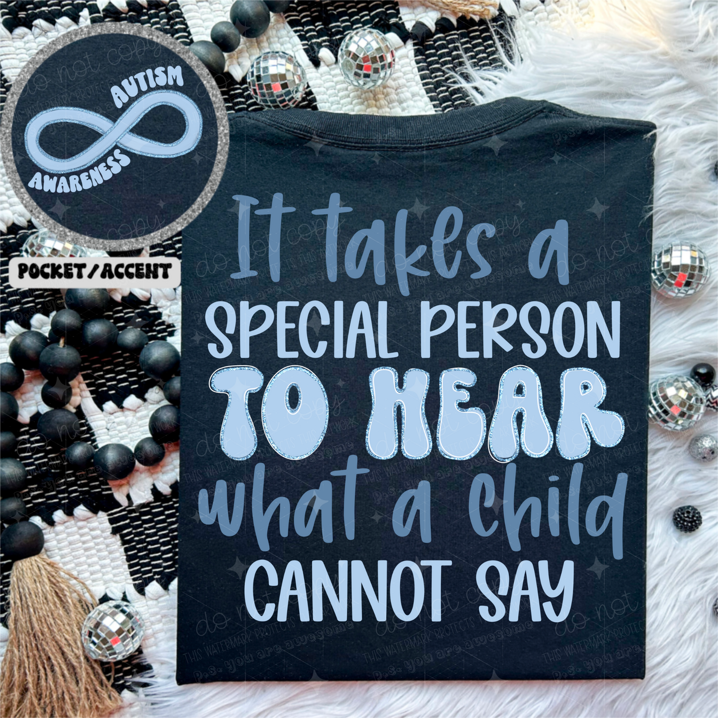 IT TAKES A SPECIAL PERSON - FRONT+BACK - DTF TRANSFER