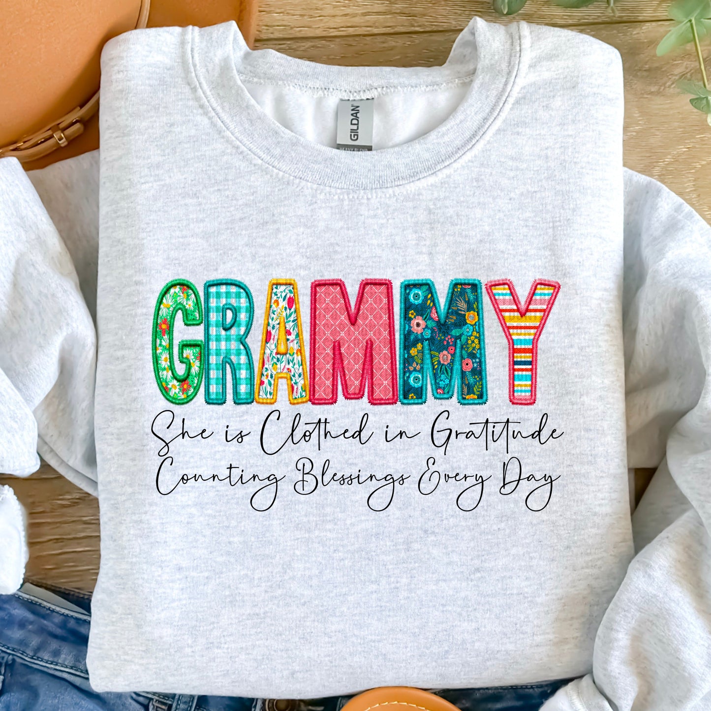 CLOTHED IN GRATITUDE - DTF TRANSFER