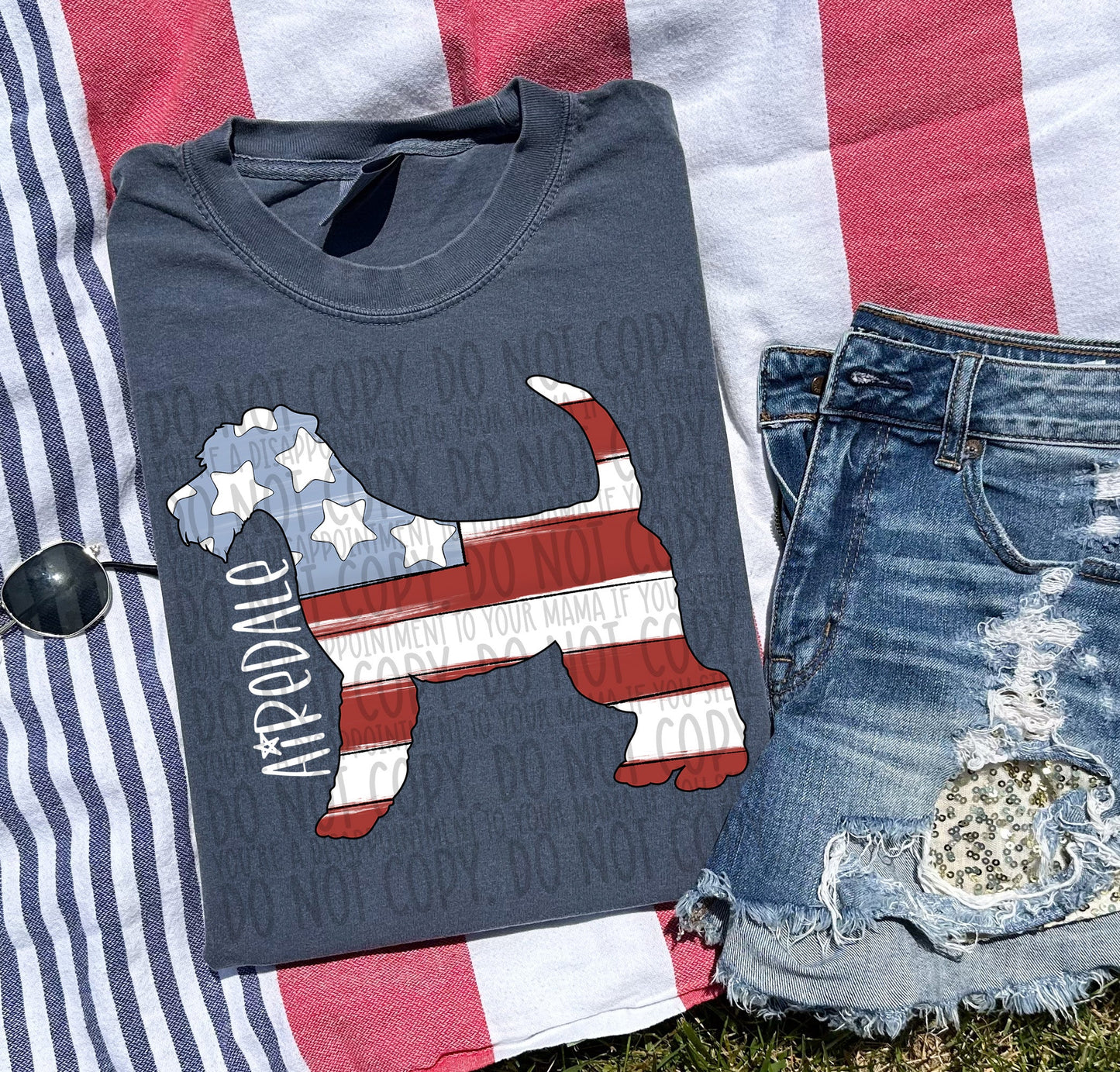 PATRIOTIC DOGS - DTF TRANSFER