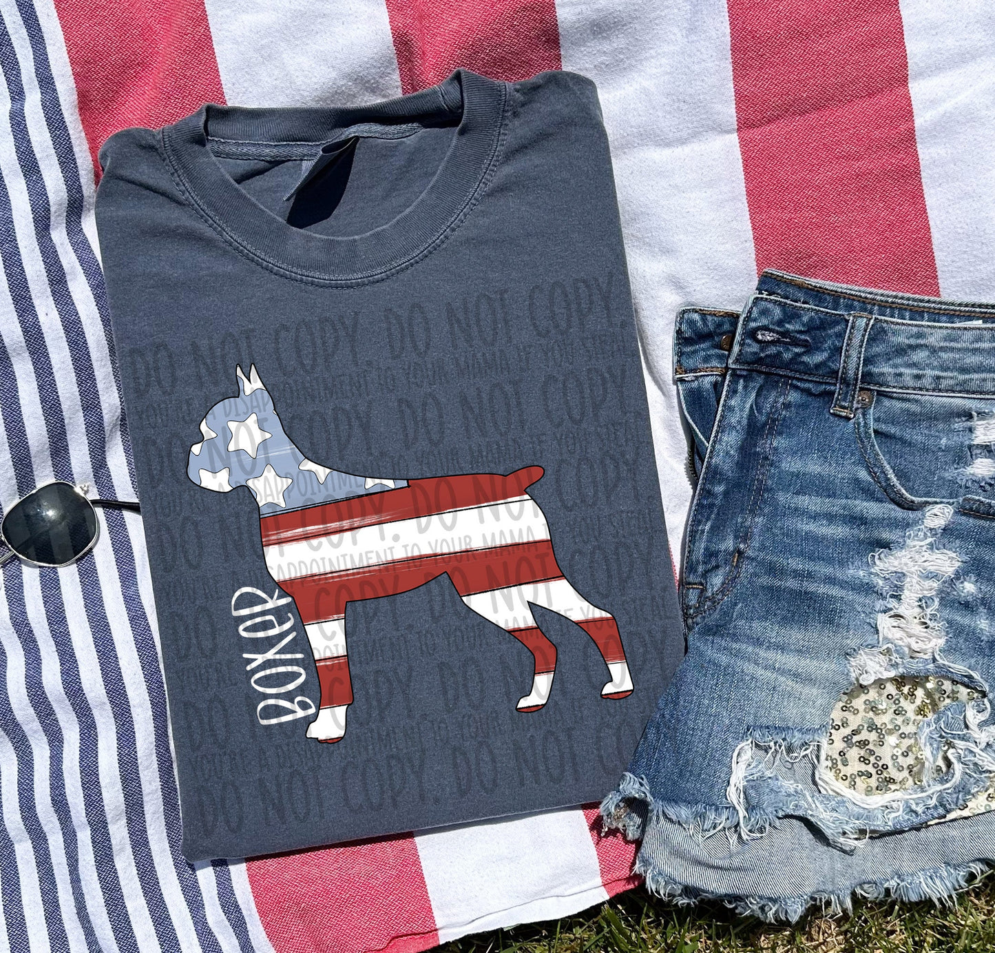 PATRIOTIC DOGS - DTF TRANSFER