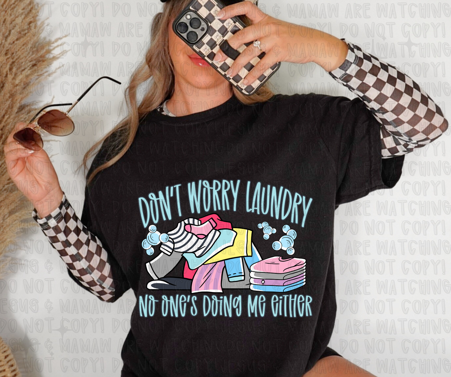 DON'T WORRY LAUNDRY - DTF TRANSFER
