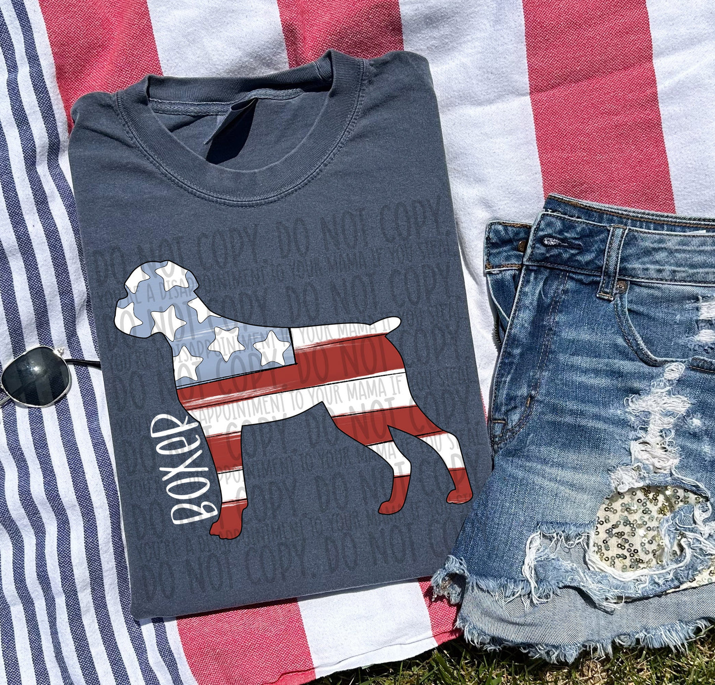PATRIOTIC DOGS - DTF TRANSFER