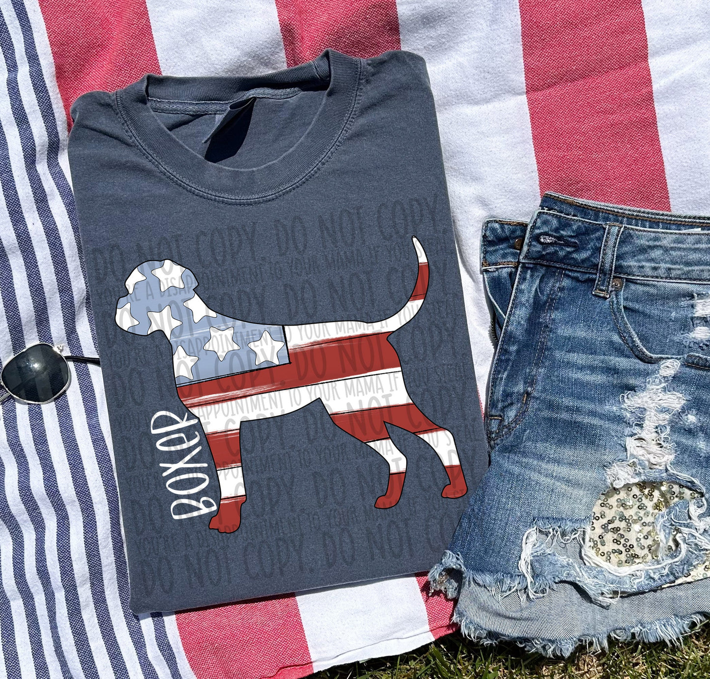 PATRIOTIC DOGS - DTF TRANSFER