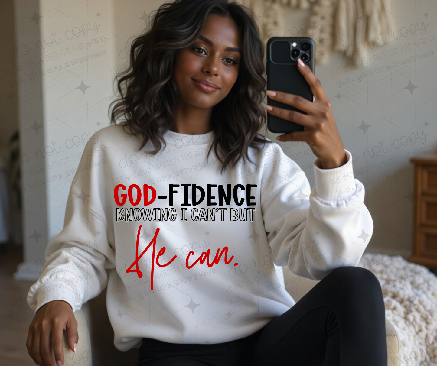 GOD-FIDENCE - DTF TRANSFER