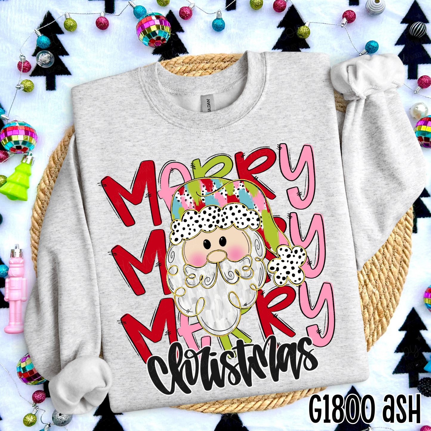 MERRY CHRISTMAS - DTF TRANSFER
