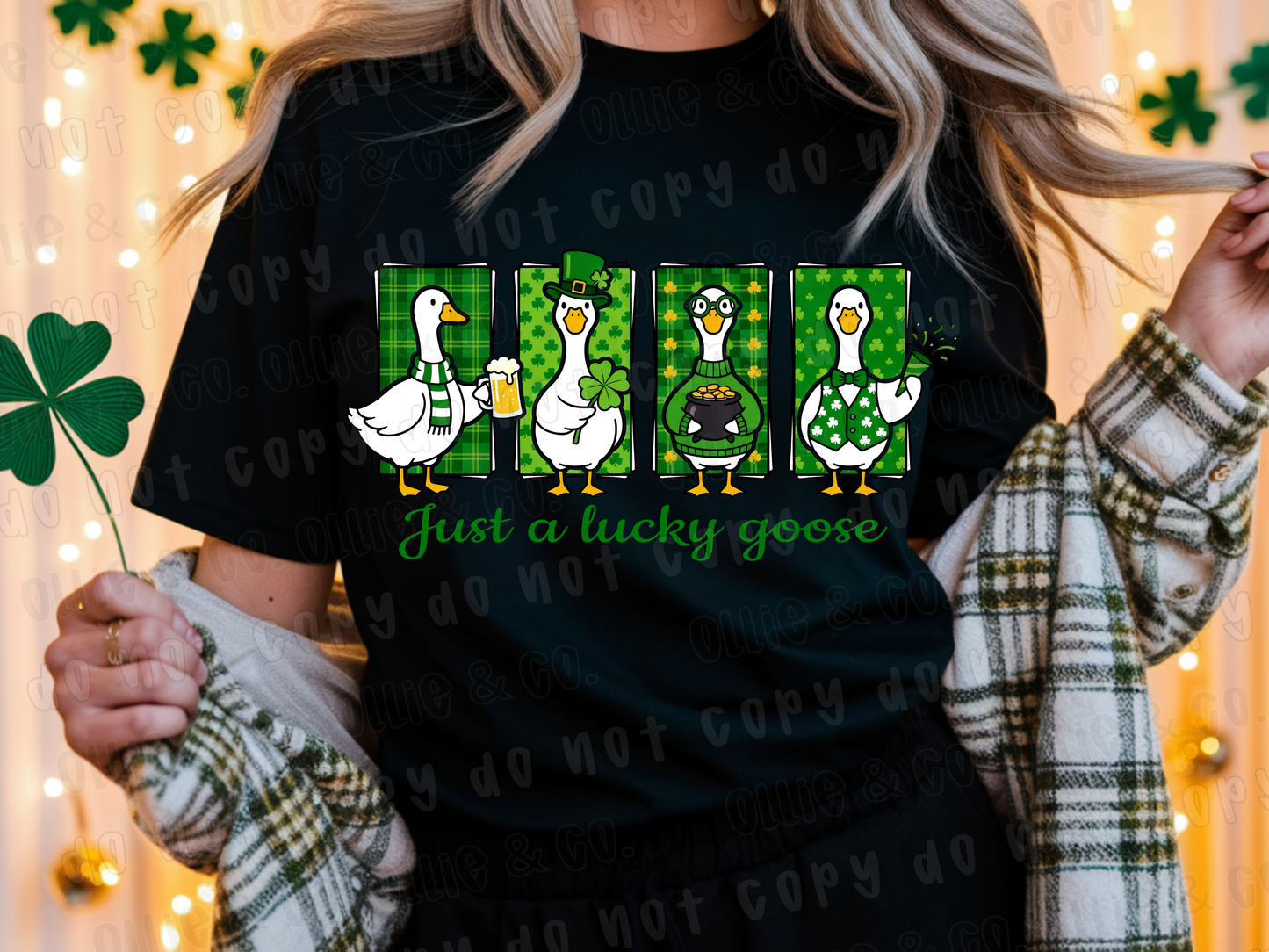 JUST A LUCKY GOOSE - DTF TRANSFER