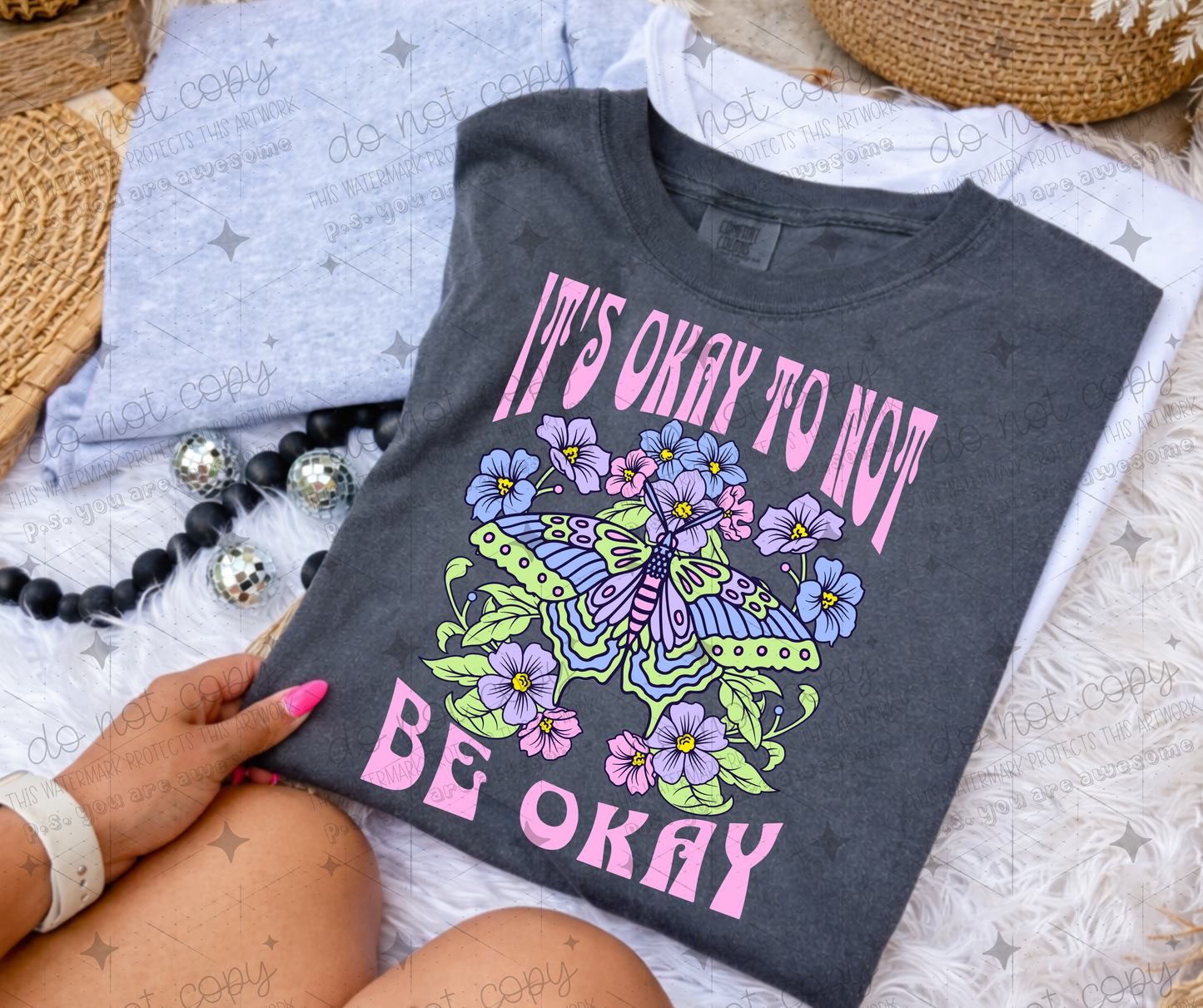 IT'S OKAY TO NOT BE OKAY - DTF TRANSFER