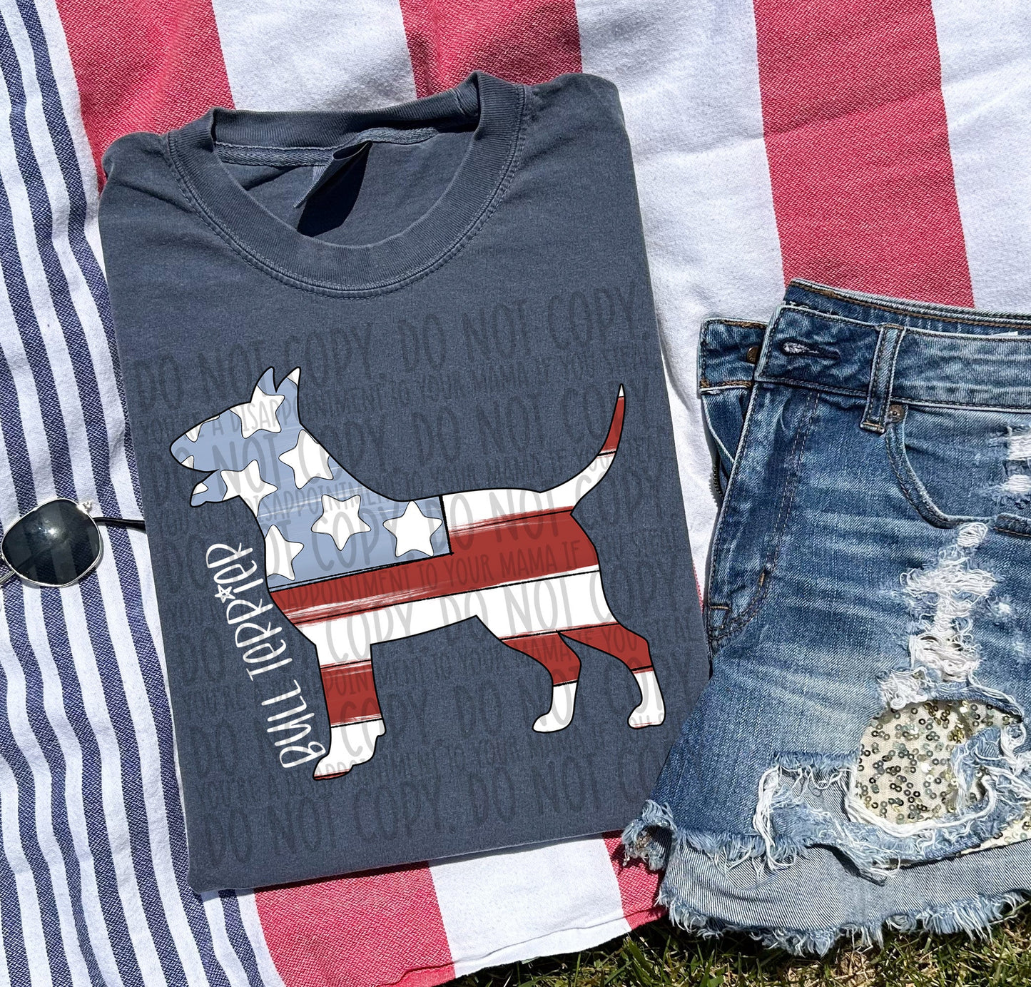 PATRIOTIC DOGS - DTF TRANSFER