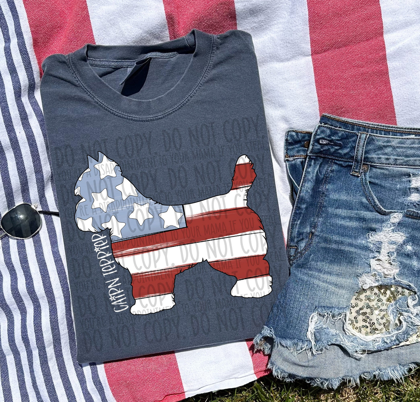 PATRIOTIC DOGS - DTF TRANSFER