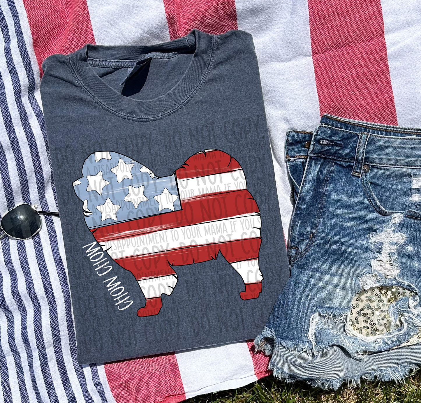 PATRIOTIC DOGS - DTF TRANSFER