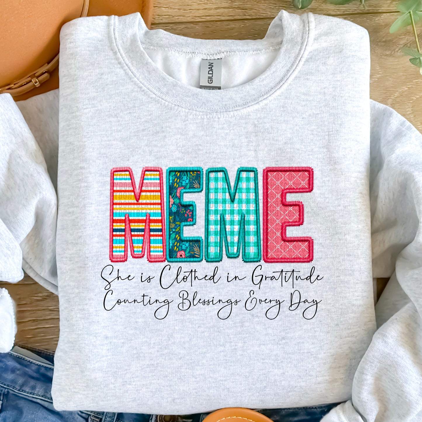 CLOTHED IN GRATITUDE - DTF TRANSFER