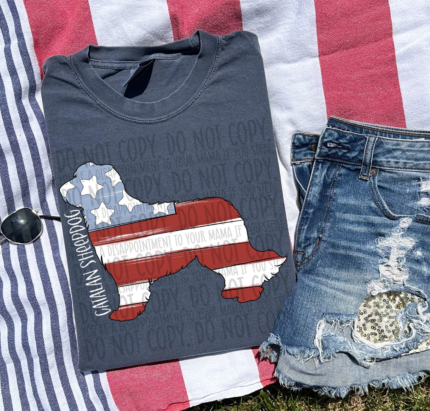 PATRIOTIC DOGS - DTF TRANSFER