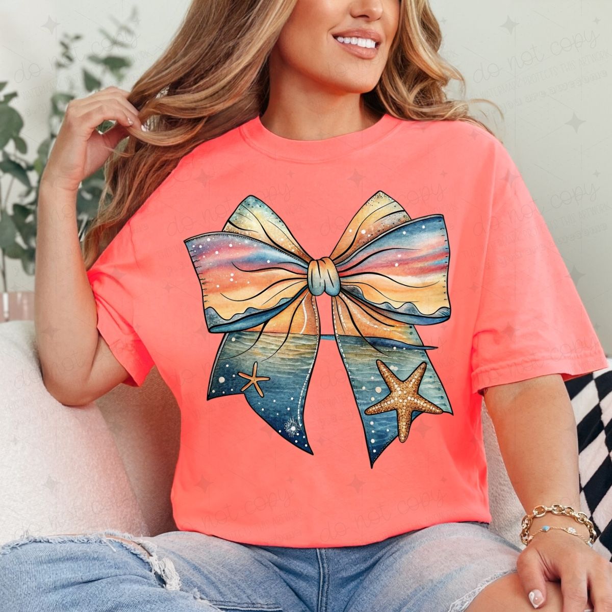 COQUETTE STARFISH BOW - DTF TRANSFER