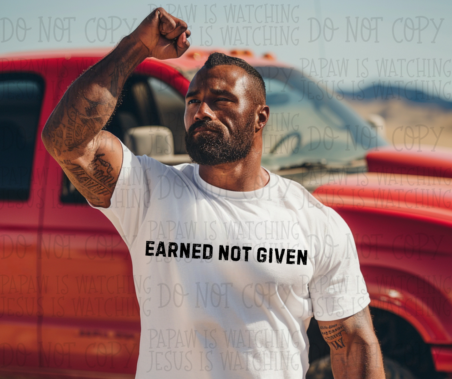 EARNED NOT GIVEN - *OLLIE & CO EXCLUSIVE* - DTF TRANSFER