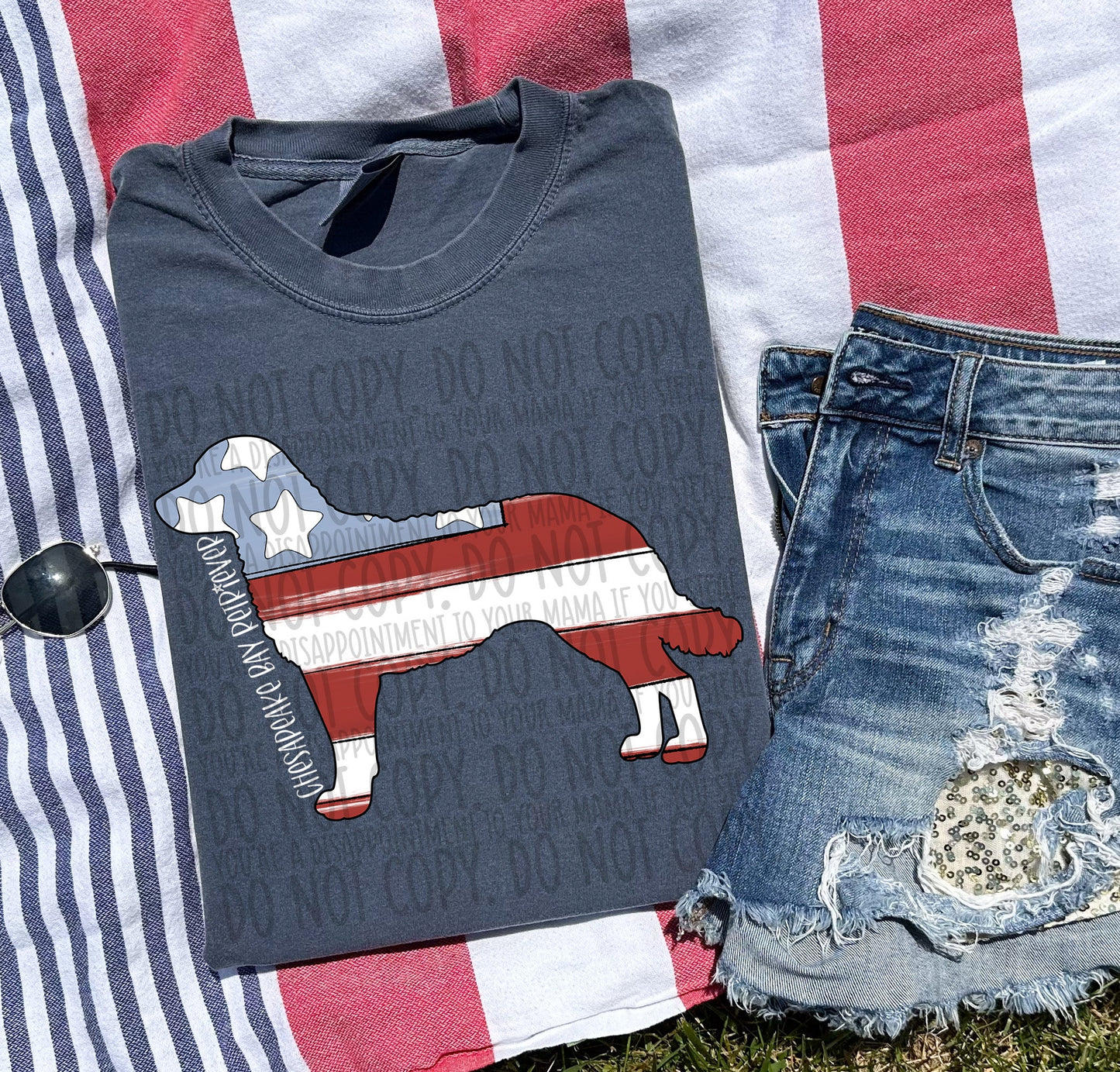 PATRIOTIC DOGS - DTF TRANSFER