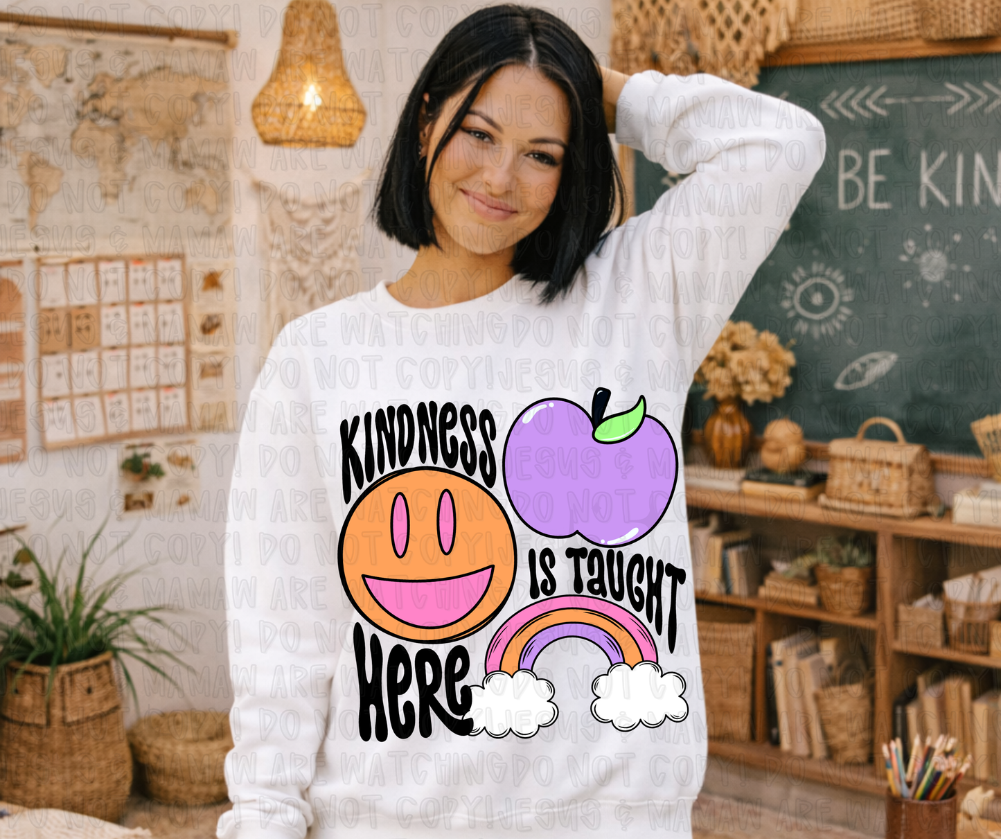KINDNESS IS TAUGHT HERE - DTF TRANSFER