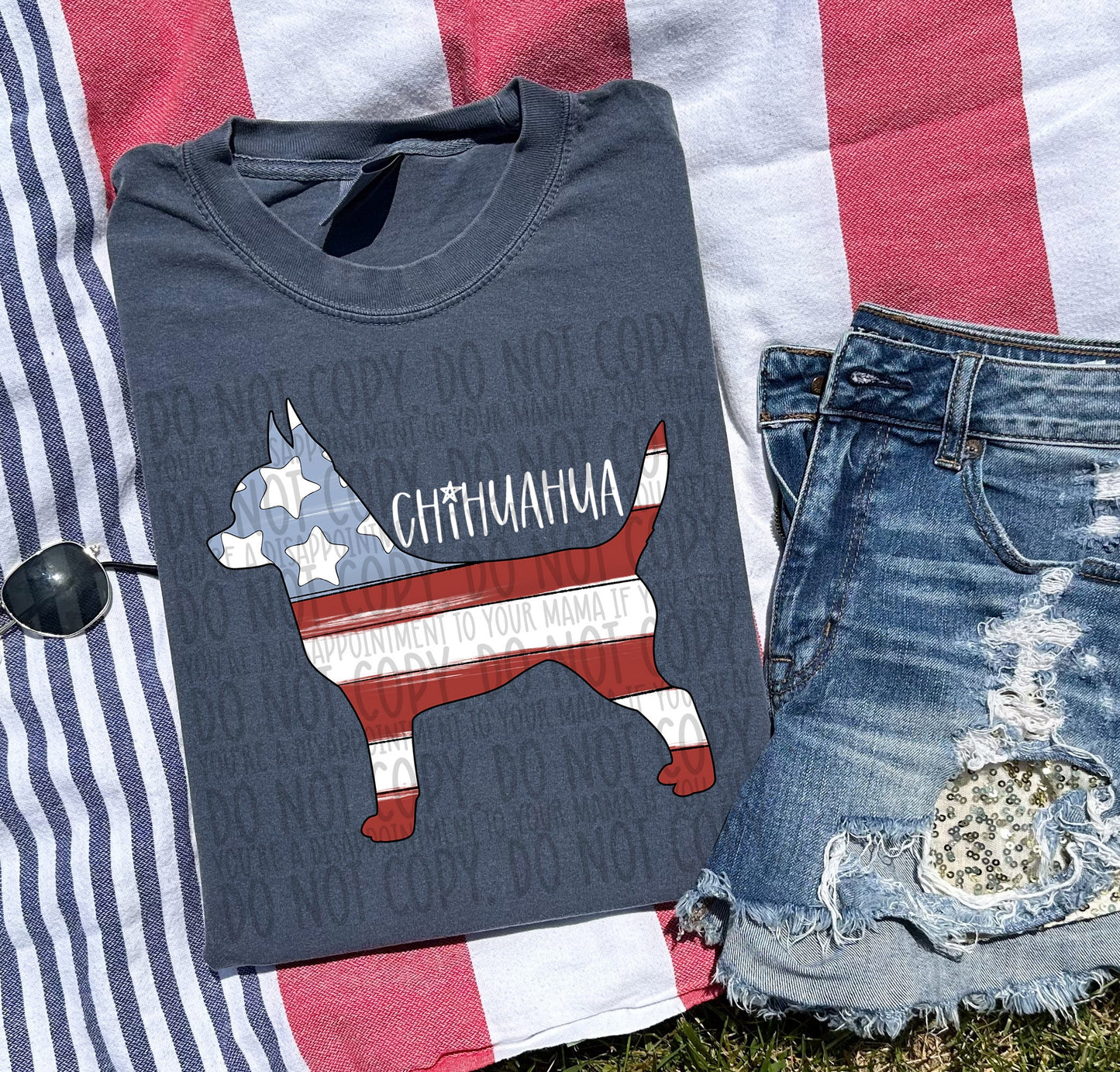PATRIOTIC DOGS - DTF TRANSFER