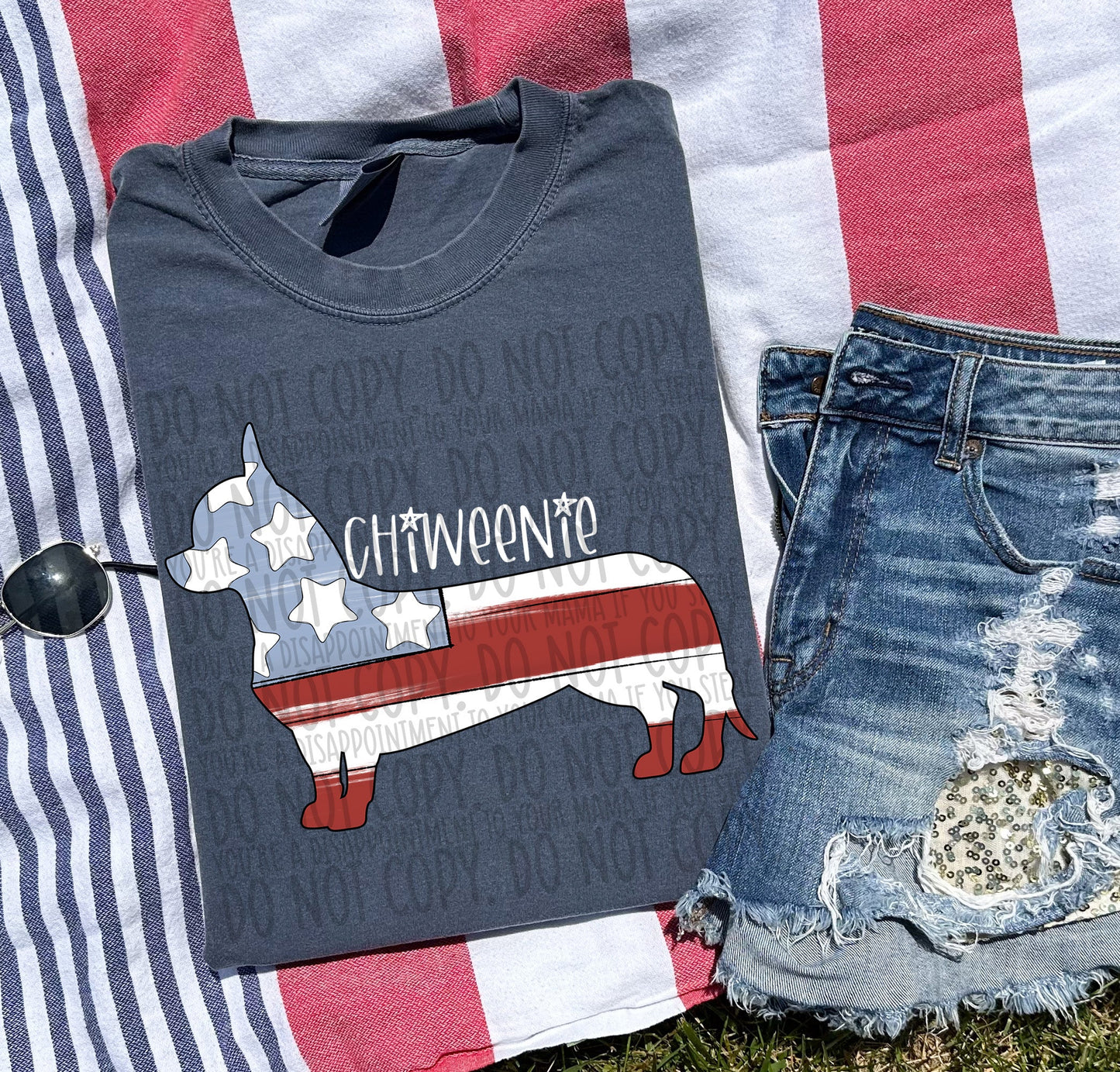 PATRIOTIC DOGS - DTF TRANSFER