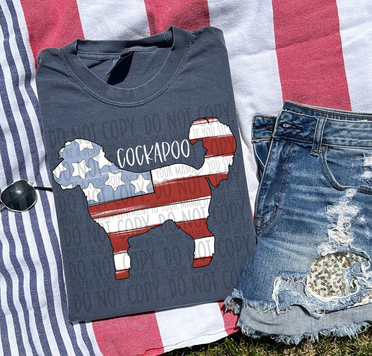 PATRIOTIC DOGS - DTF TRANSFER
