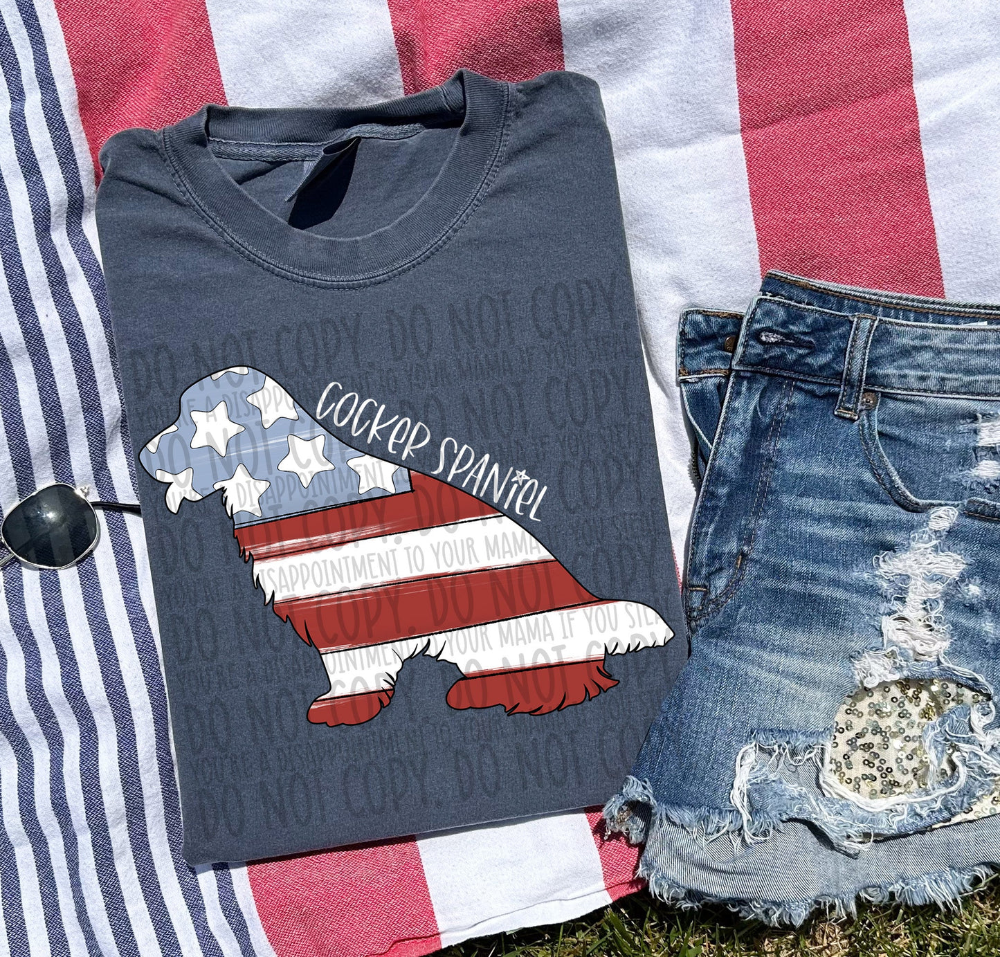 PATRIOTIC DOGS - DTF TRANSFER