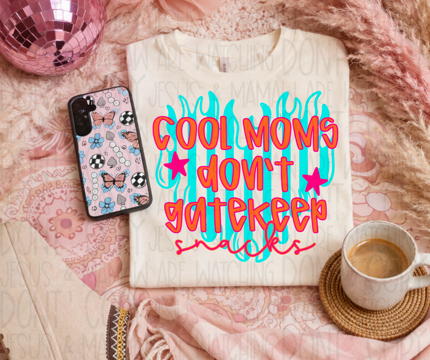 COOL MOMS DON'T GATEKEEP - *OLLIE & CO. EXCLUSIVE* - DTF TRANSFER