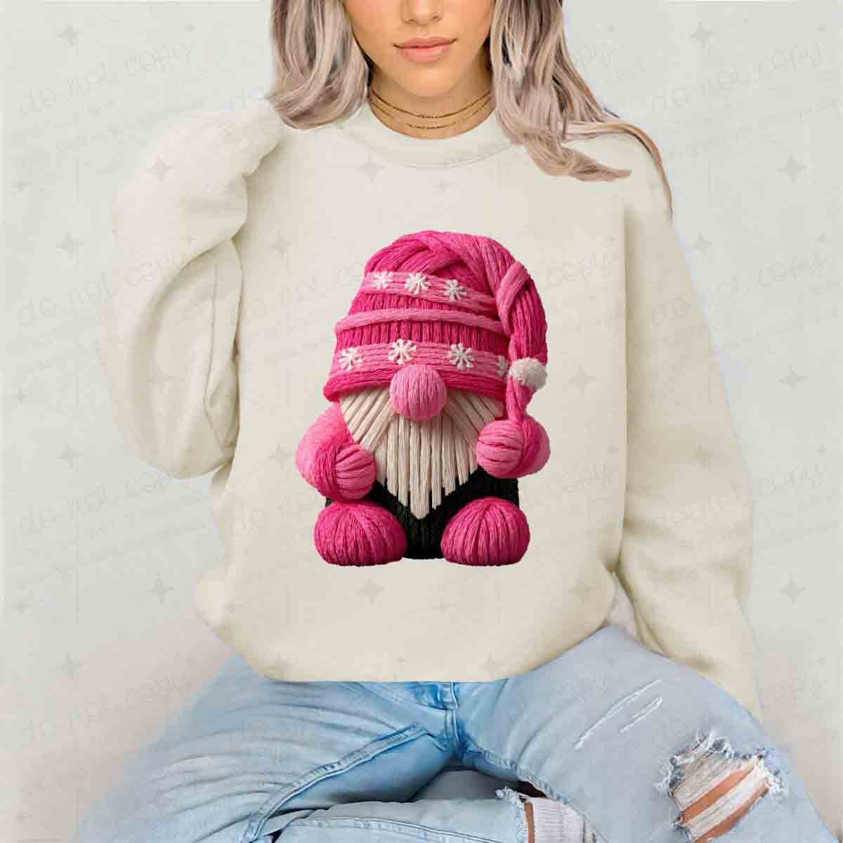 WINTER GNOME - FAUX YARN - DTF TRANSFER