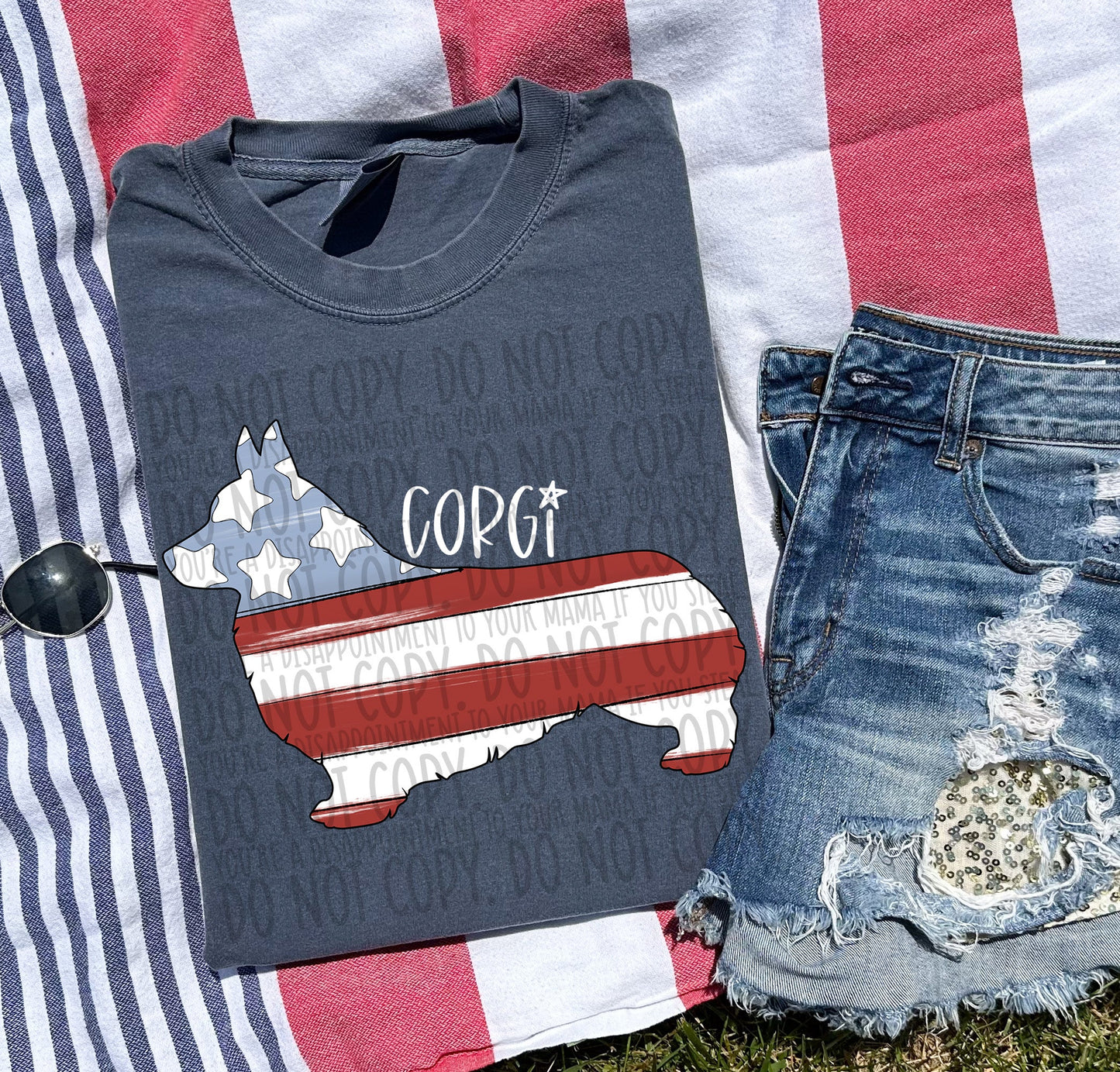 PATRIOTIC DOGS - DTF TRANSFER