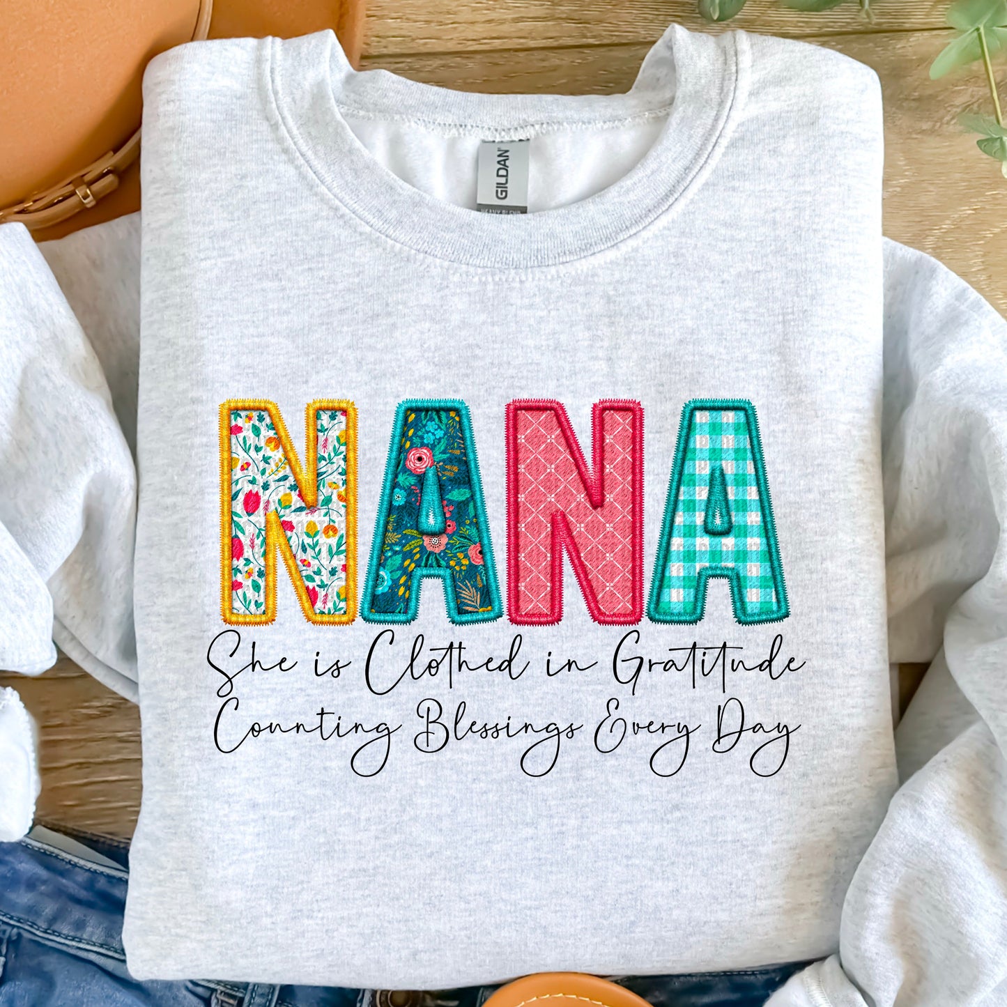 CLOTHED IN GRATITUDE - DTF TRANSFER