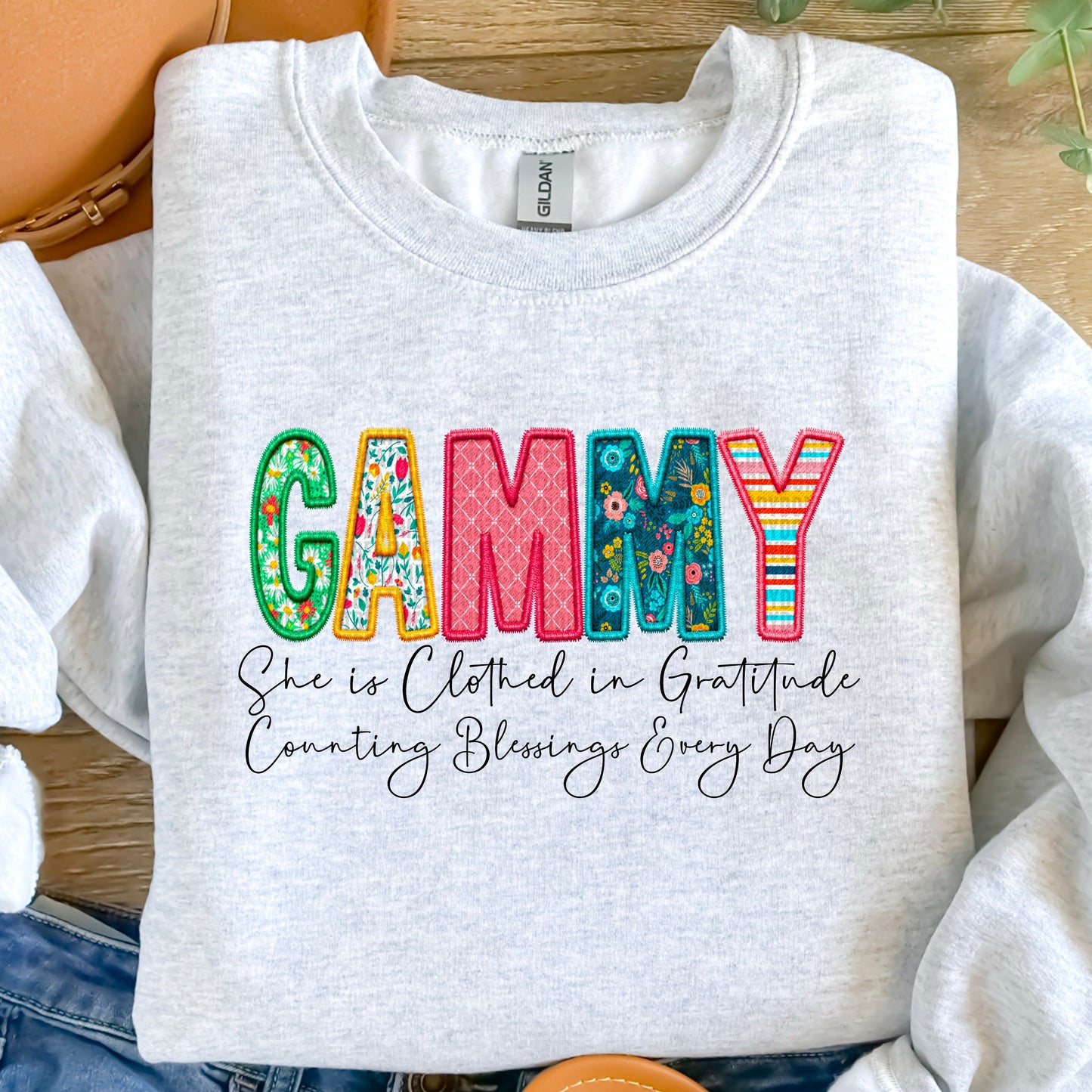 CLOTHED IN GRATITUDE - DTF TRANSFER