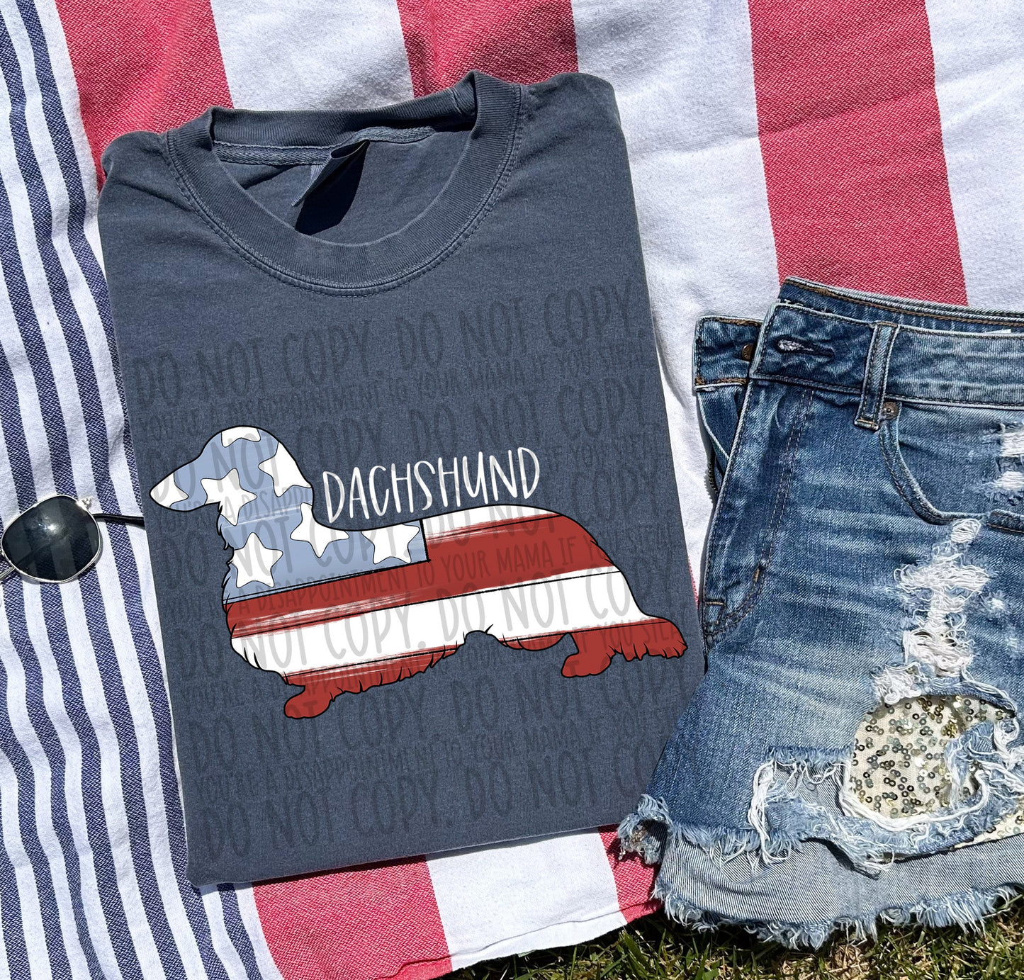 PATRIOTIC DOGS - DTF TRANSFER