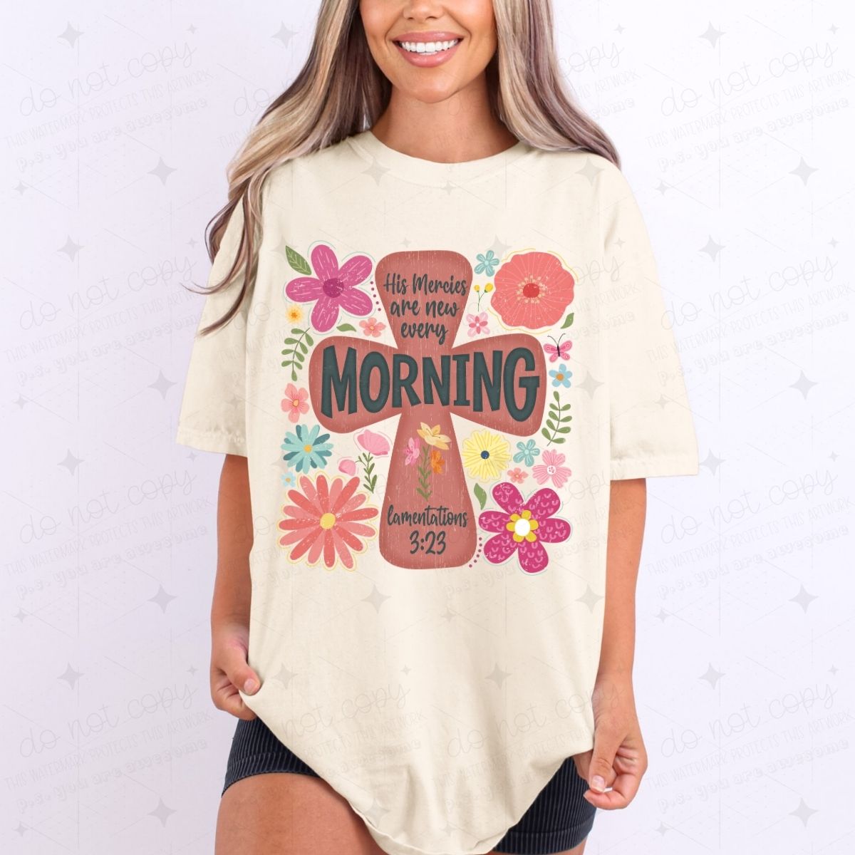 HIS MERCIES ARE NEW EVERY MORNING - DTF TRANSFER