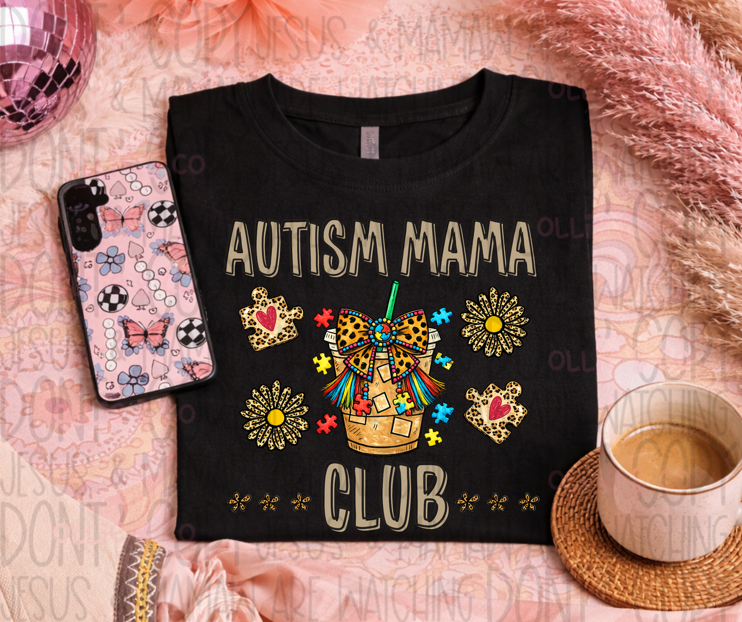 AUTISM MAMA CLUB - DTF TRANSFER