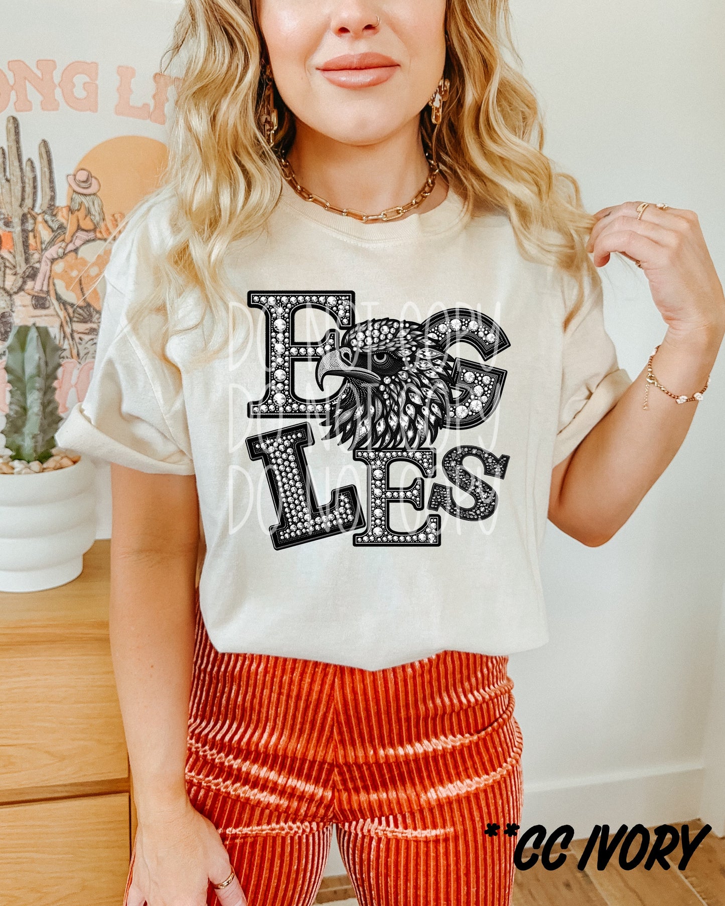 MASCOTS - FAUX RHINESTONE - DTF TRANSFER