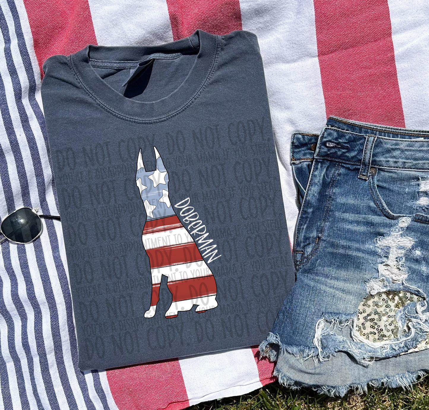 PATRIOTIC DOGS - DTF TRANSFER