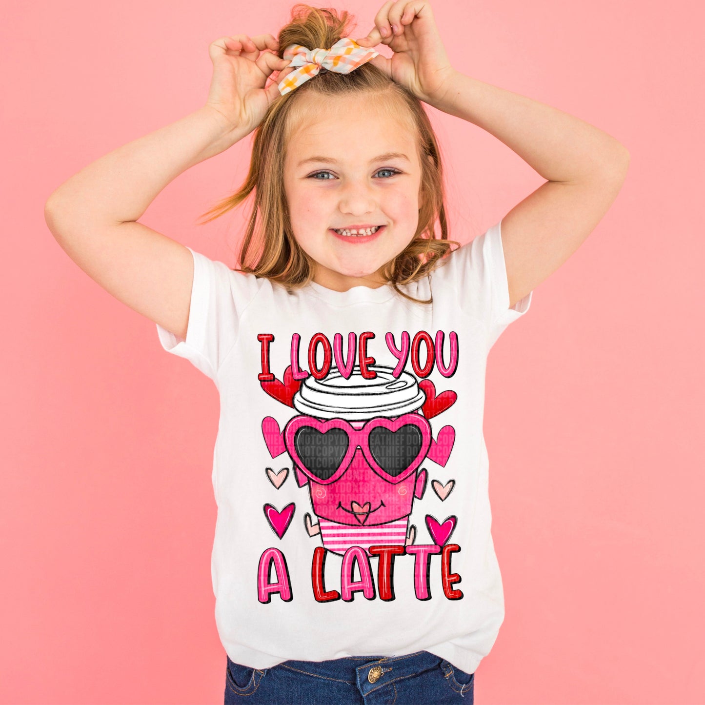 I LOVE YOU A LATTE - DTF TRANSFER