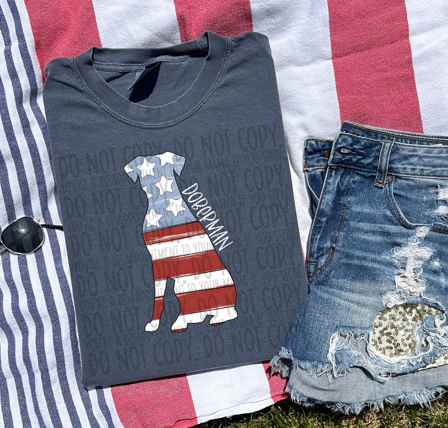 PATRIOTIC DOGS - DTF TRANSFER