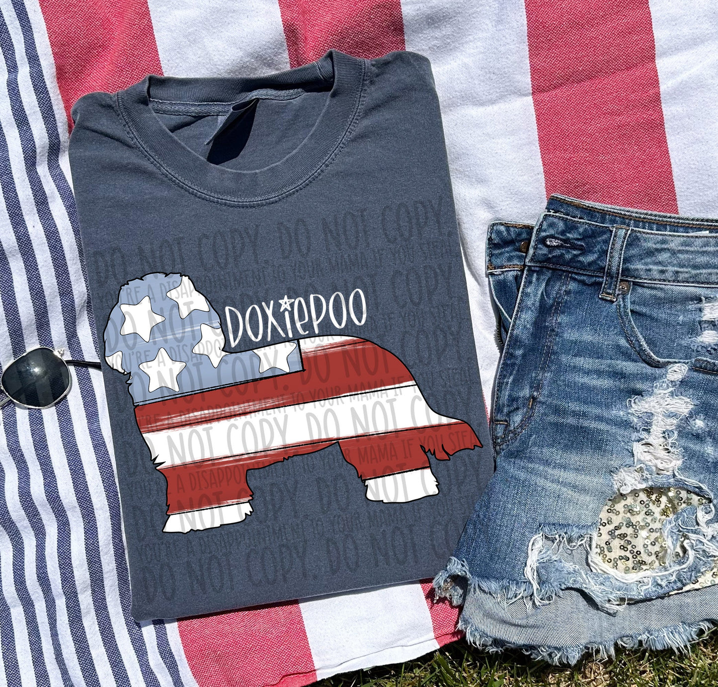 PATRIOTIC DOGS - DTF TRANSFER