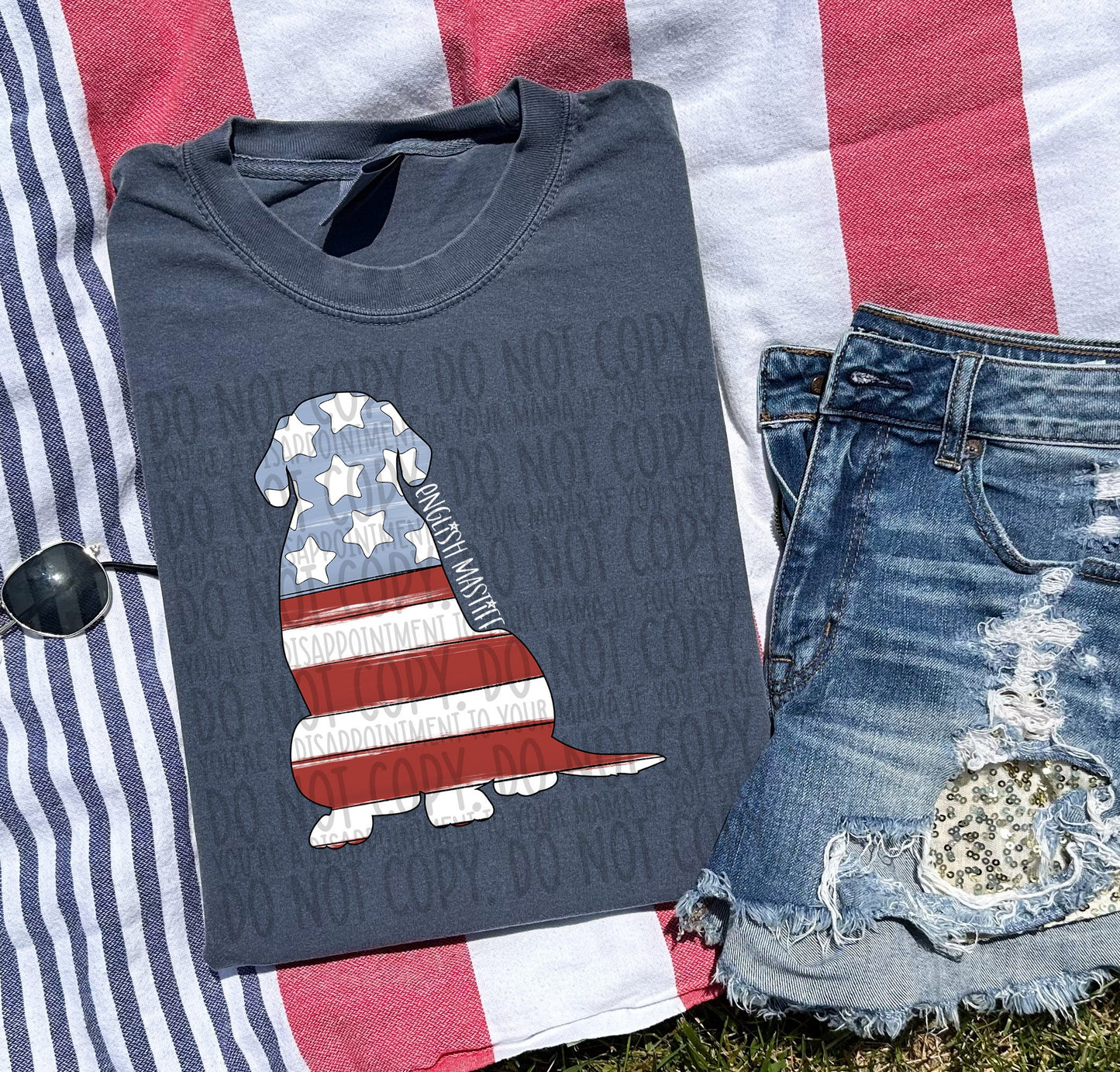 PATRIOTIC DOGS - DTF TRANSFER