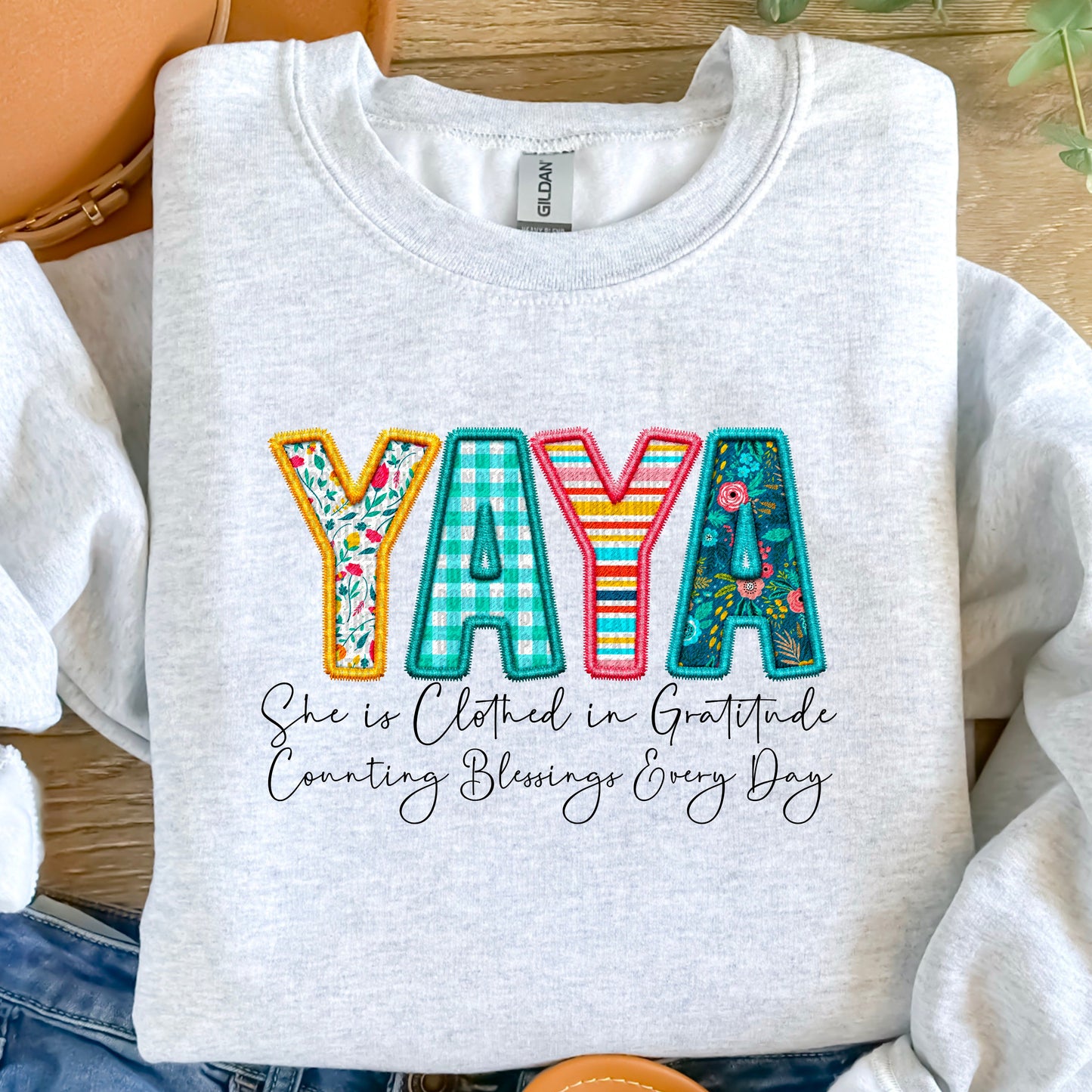 CLOTHED IN GRATITUDE - DTF TRANSFER