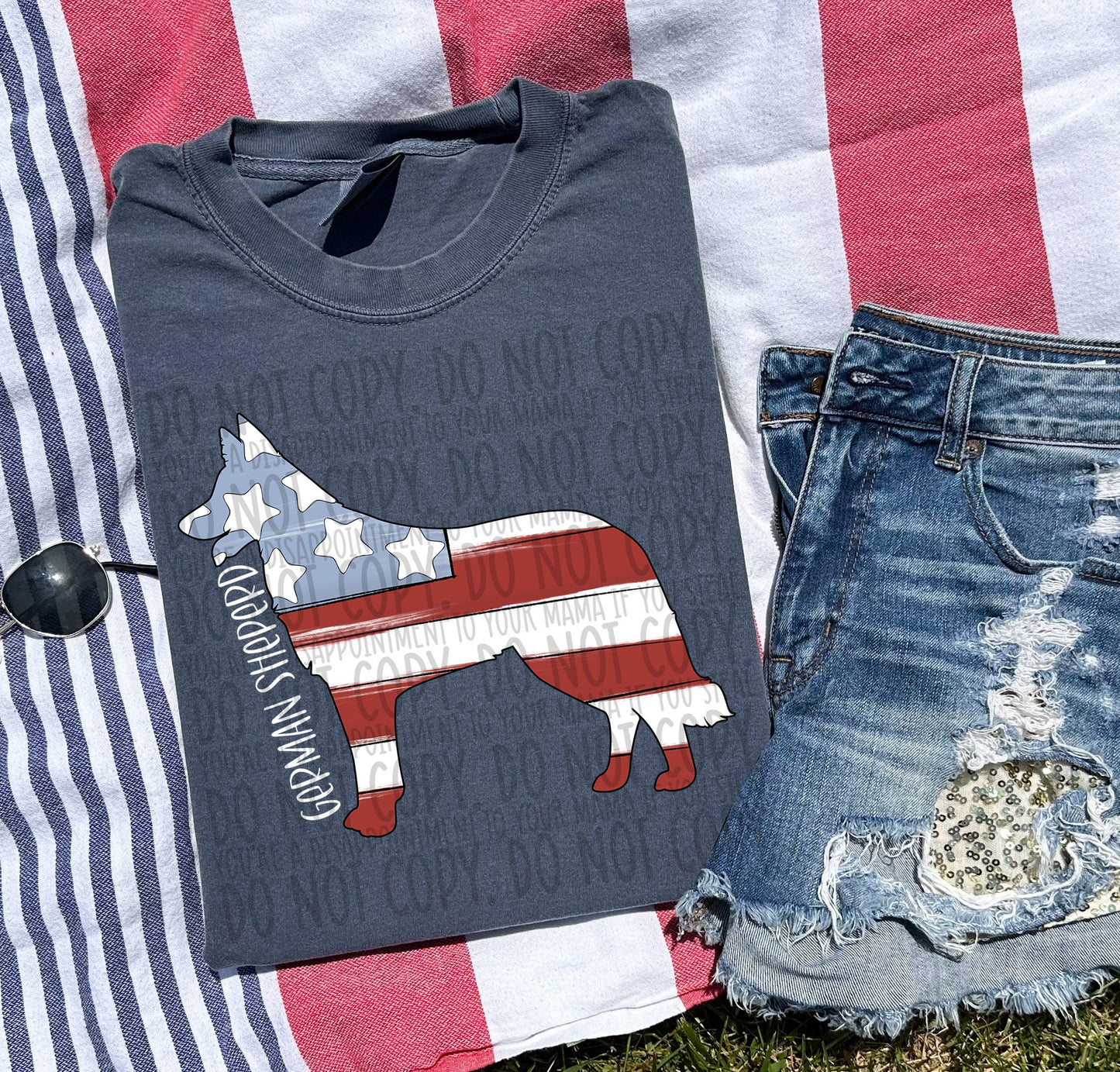 PATRIOTIC DOGS - DTF TRANSFER