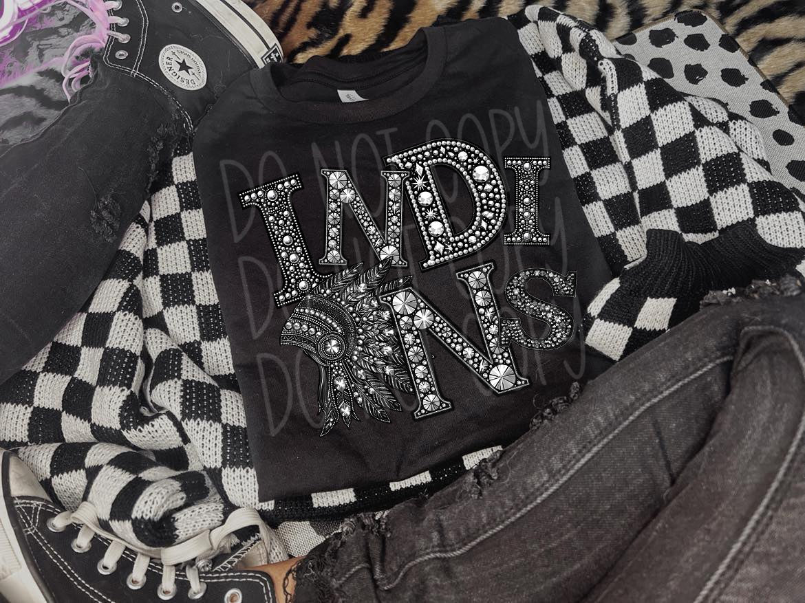 MASCOTS - FAUX RHINESTONE - DTF TRANSFER