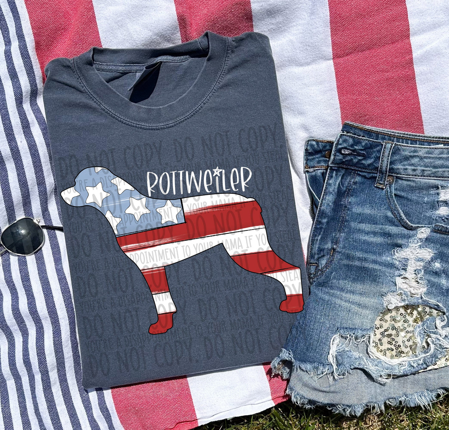 PATRIOTIC DOGS - DTF TRANSFER
