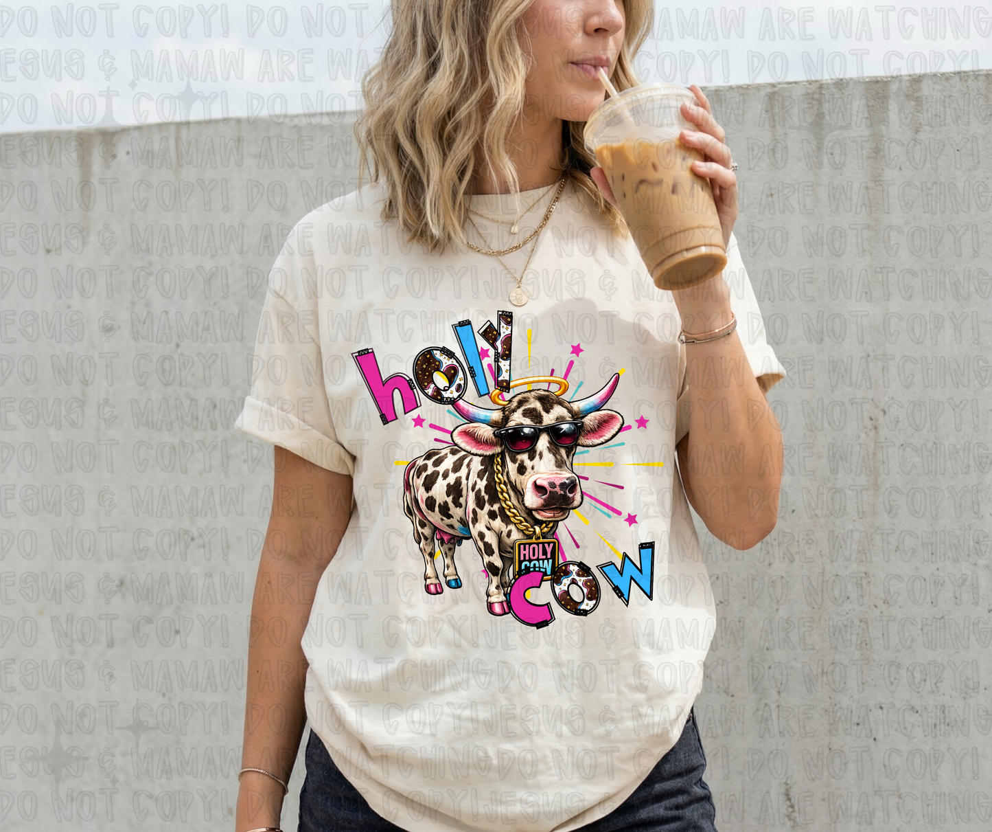 HOLY COW - *OLLIE & CO. EXCLUSIVE* - DTF TRANSFER
