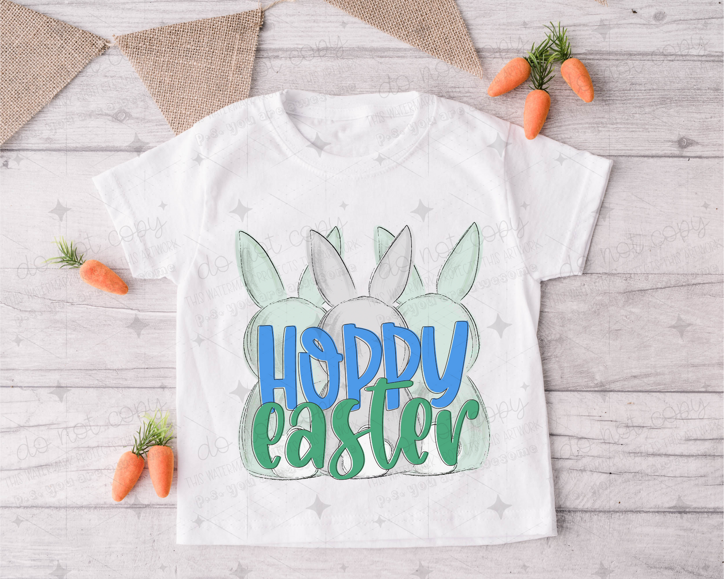 HOPPY EASTER - DTF TRANSFER