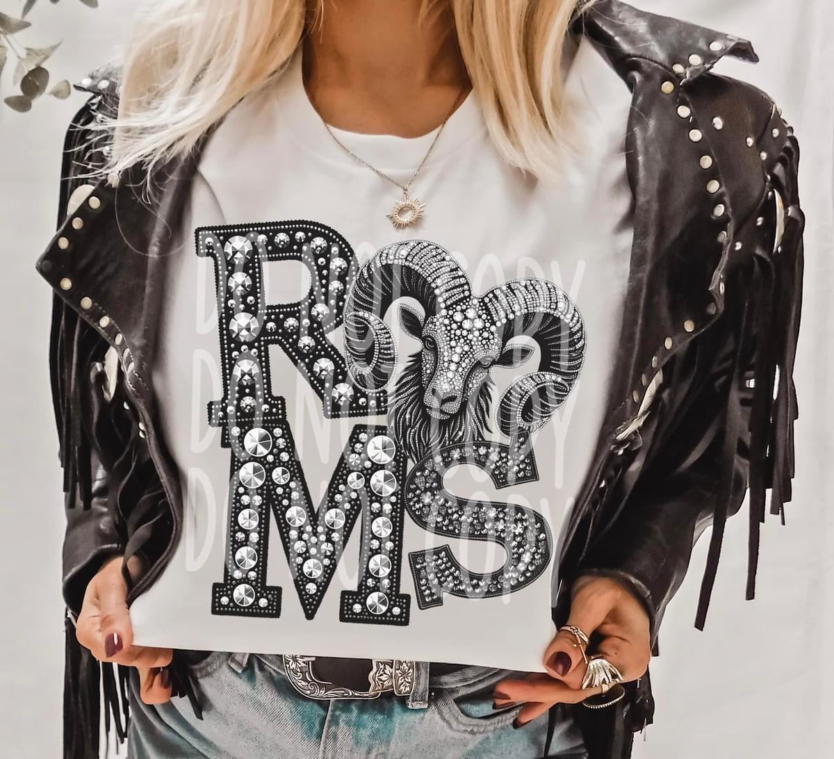 MASCOTS - FAUX RHINESTONE - DTF TRANSFER