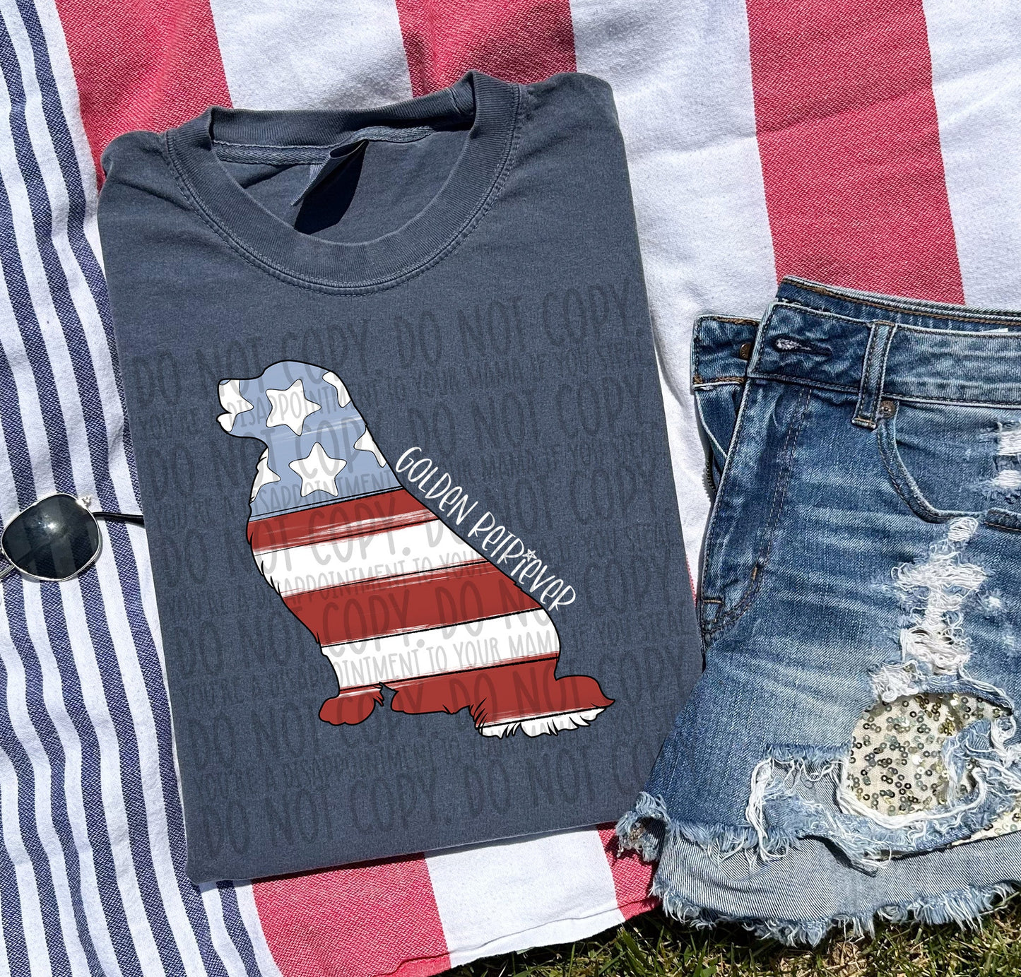 PATRIOTIC DOGS - DTF TRANSFER
