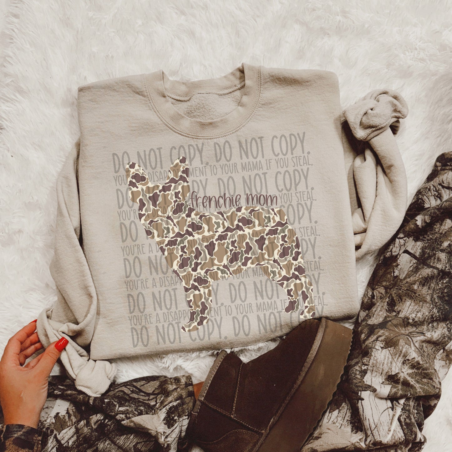 CAMO DOG MOM - DTF TRANSFER