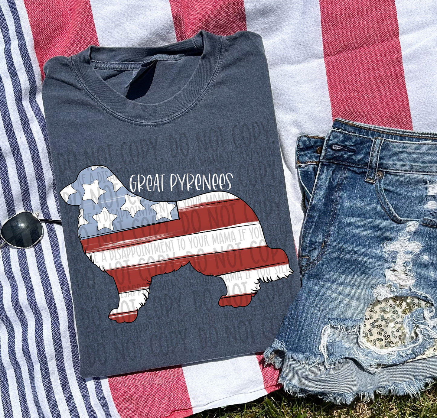 PATRIOTIC DOGS - DTF TRANSFER